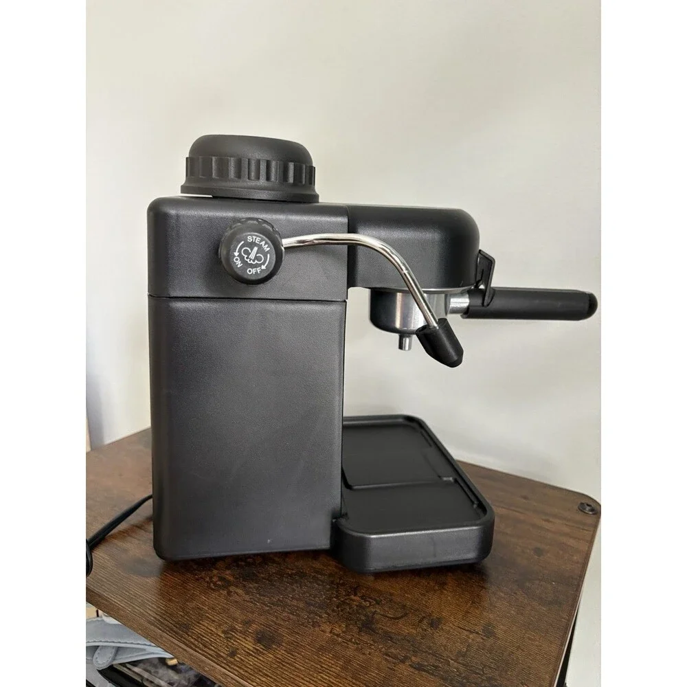 Krups Espresso Mini 963 4 Cup Espresso Maker Steam Frother Cappuccino Coffee Vtg